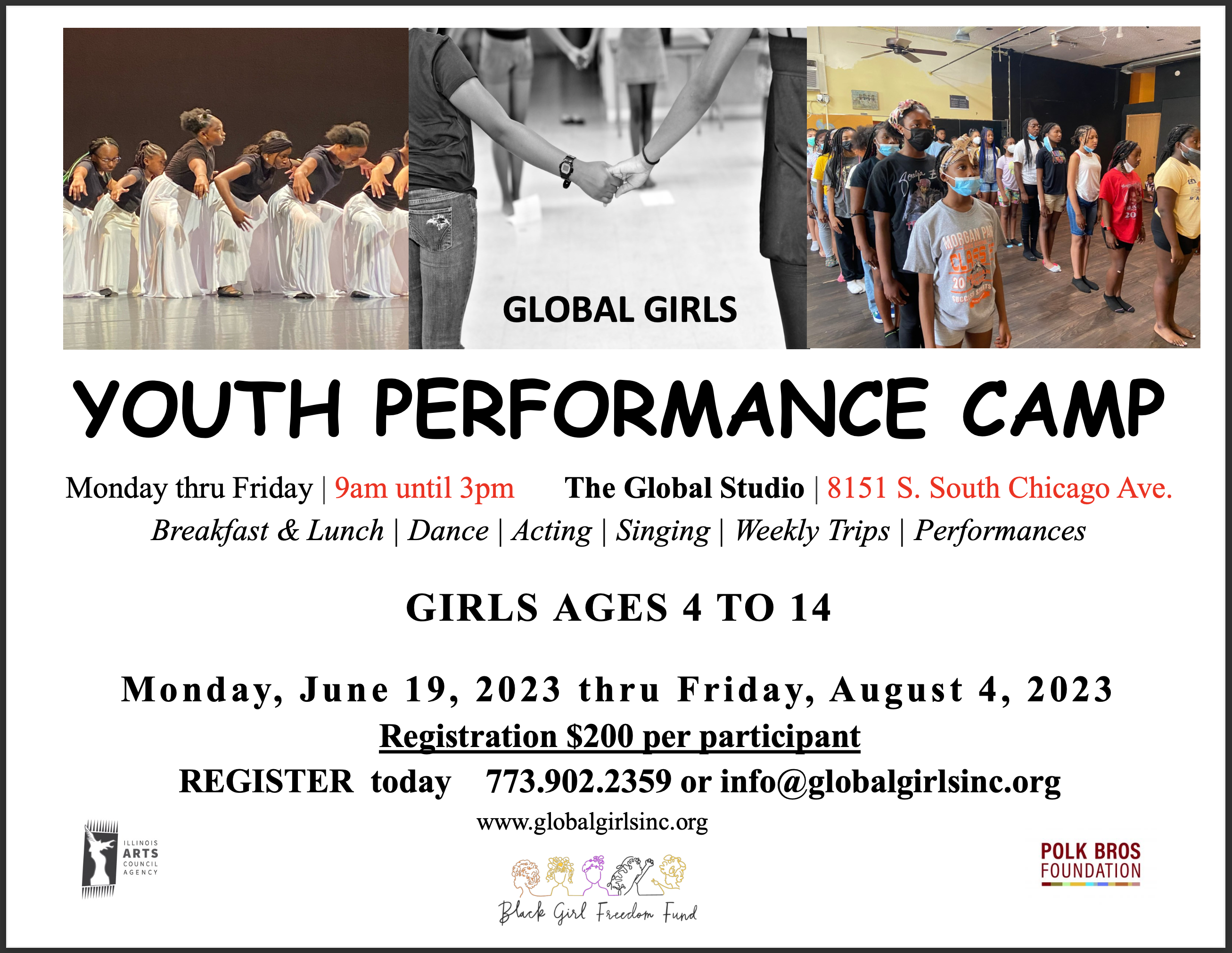 Summer youth performance camp