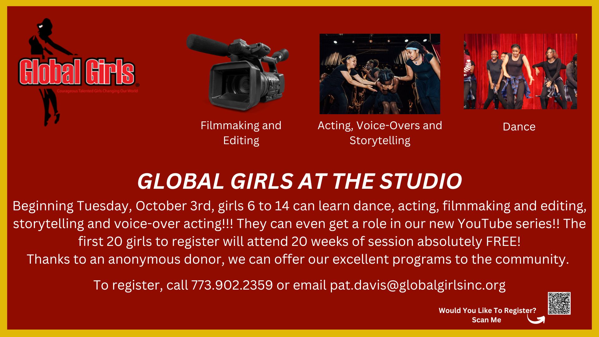 Global girls at the studio